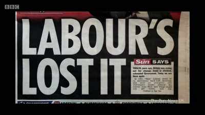 The Sun announces on the front page
its decision to dump Labour. - The Rise of the Murdoch Dynasty