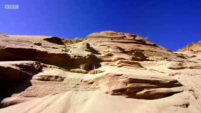 The sun-baked sand reaches
scorching temperatures. - Wales: Land of the Wild