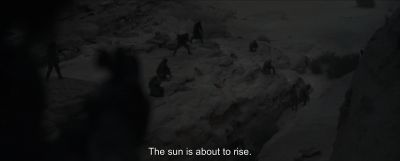 The sun is rising. - Dune
