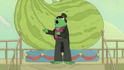 The sun shone and the rain fell, - Frog and Toad