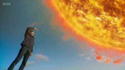 The sun's mass is the source of
its immense gravitational power - Secrets of Size: Atoms to Supergalaxies