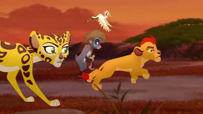 The sun's setting! - The Lion Guard
