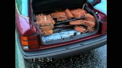 The suspects found driving
these two Ford Granadas, - No Stone Unturned