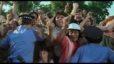 Officer White menWhite womenThe swastika is calling youThe sacred and ancient symbol of your racesince the beginning of timeThe Jew is using the blackas muscle against youAnd you are left there helplessFuck you Why don't you go back where you belongWhat - The Blues Brothers