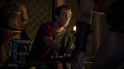 The Syrian could swindle the scales from a snake, but never command a charge. - Spartacus