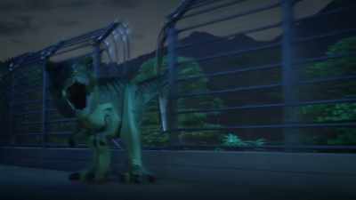 -The T. rex!
-[roaring] - LEGO Jurassic Park: The Unofficial Retelling