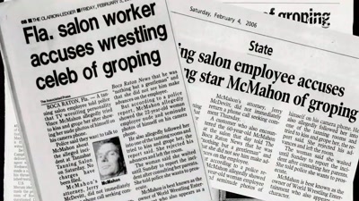 The tanning salon
story came out, - The Nine Lives of Vince McMahon