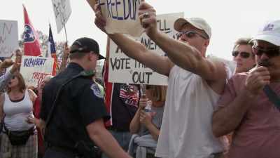 The Tea Party was spawned
on the right in America. - While The Rest Of Us Die