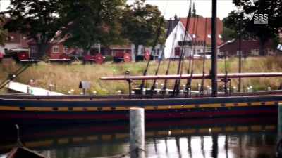 The team picked one of
the five scuttled ships - Curse of the Ancients with Alice Roberts