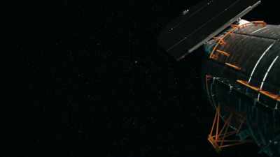 The telescope focused
on a galaxy far, far away, - Universe