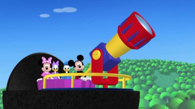 THE TELESCOPE
WILL HELP US SEE
THINGS FAR AWAY. - Mickey Mouse Clubhouse