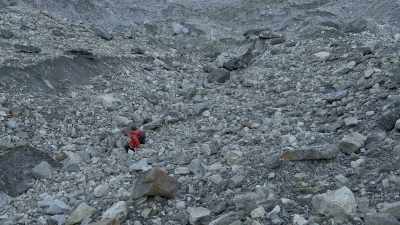 The terrain
that we're navigating is - The Devil's Climb