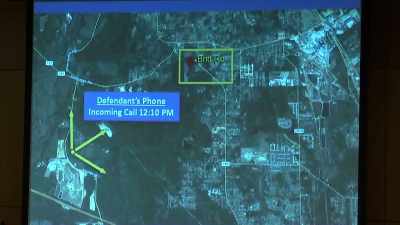 The testimony about
the cell phone towers - Killer Cases