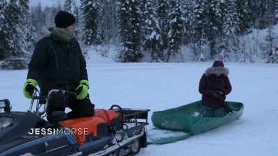 The texting device is
the only way that we have, - Life Below Zero: Next Generation