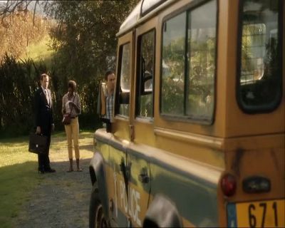 The texts on here are all jumbled,
I can't read them. - Death in Paradise