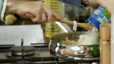 The Thai curry was very easy to do, actually. It was very simple. - Back in Time for Dinner