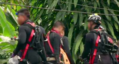 The Thai Navy SEALs
put everything they had into it. - The Rescue