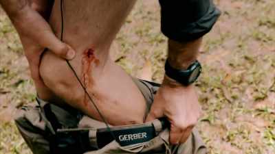 THE THING ABOUT LEECHES
IS THAT WHEN THEY BITE YOU, - Expedition Mungo