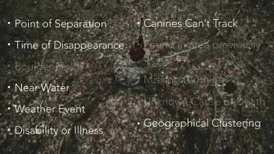 The thing that connects
all of theMissing 411 cases - Missing 411: The Hunted