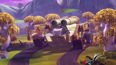 The thing is, my harvester is now
cooled down and ready to cut, cut, cut. - Star Wars: Young Jedi Adventures