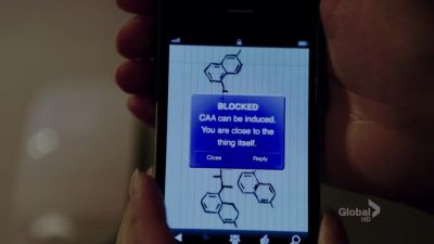 "The thing itself"--
that's a weird way to put it. - Elementary