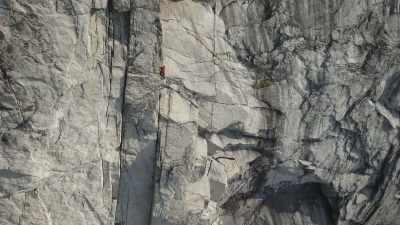 The thing with simul climbing
is it requires total trust - The Devil's Climb