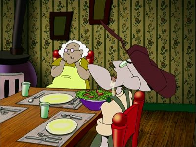 The things I do for lave - Courage the Cowardly Dog