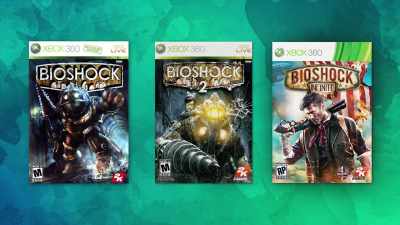 The third BioShock installment - Video Game Box Art: The Stories Behind the Covers