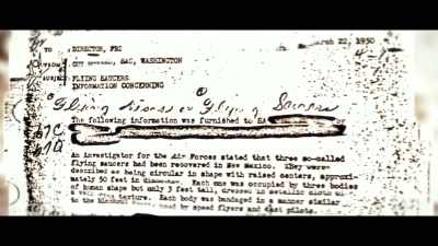"The three so-called flying saucers - Unacknowledged
