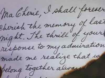 "The thrill of your
response to my admiration..." - By the Light of the Silvery Moon