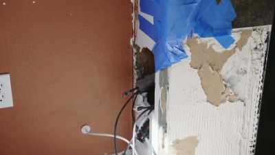 The tile went right around it - Help! I Wrecked My House