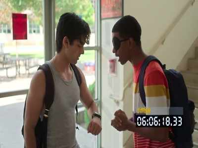 The time is ticking, so you better
start talking. He's coming this way. - On My Block