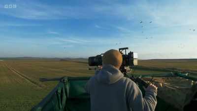 The tower hides enable views
right across the grassland - Wild Isles