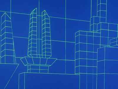 The towers. - Batman Beyond