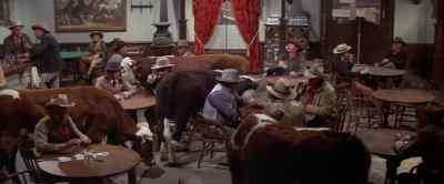 "The town saloon was always lively... - Blazing Saddles