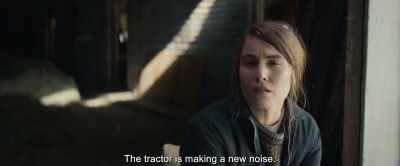 The tractor is making a new noise. - Lamb