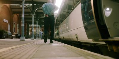 The train at platform two will… - Slow Horses