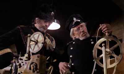 "The train will be here
in exactly, mmm... - Horror Express