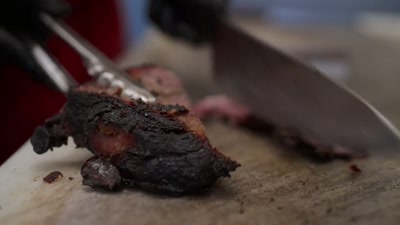 - The tri-tip sliced beef,
which is very lean. - Searching for Soul Food