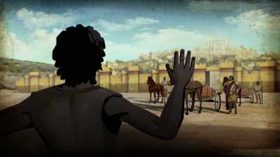 The Trojans asked Sinon,
"What's going on?" - Cosmos: Possible Worlds