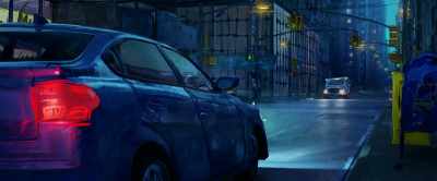The truck containing
the radioactive storage unit - Teenage Mutant Ninja Turtles: Mutant Mayhem