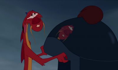 The truth is we're both fraudsYour ancestors never sent me They don't even like meI mean you risked your life to help people you loveI risked your life to help myselfAt least you had good intentionsSOFT CHIRPINGWhat What do you mean You're not luckyYou - Mulan