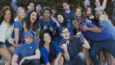 The two teams then compete
in various challenges to earn points. - American Vandal