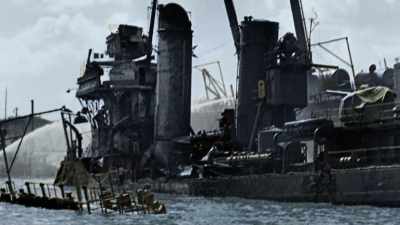THE U.S. PACIFIC FLEET
IS DECIMATED. - America in Color