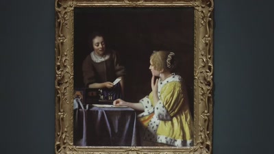 The usual constructs of a room
are stripped away. - Vermeer: The Greatest Exhibition