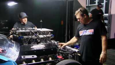 The vacuum belt came off - Street Outlaws No Prep Kings Team Attack