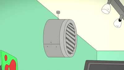 The vent.
It's connected to Latrine. - Fairfax