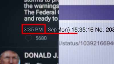 The verifications that
we've seen between
his Twitter account - Q: Into the Storm