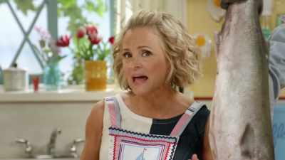 The versatile catch used
for fake scallops, - At Home with Amy Sedaris