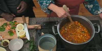 The very best soup has golden - Recipes for Love and Murder